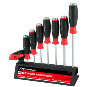 8pc ‘Go-Through’ Screwdriver Set
