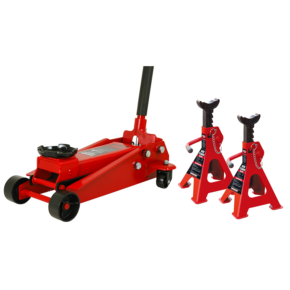 3000kg Garage Jack & 1500kg Jack Stands Combo