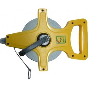 Truper Tape Measure Fibreglass Open Case - Metric/English 100m