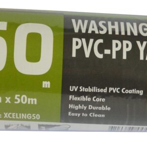 Xcel Clothes Line Poly/Plastic Coated 5mm Yellow 50m