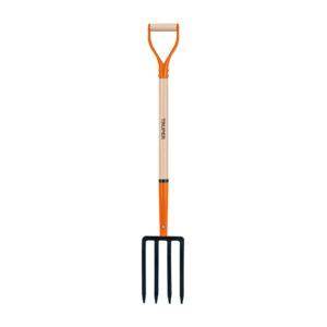 Truper Garden Fork Forged with Wooden Handle & Steel D