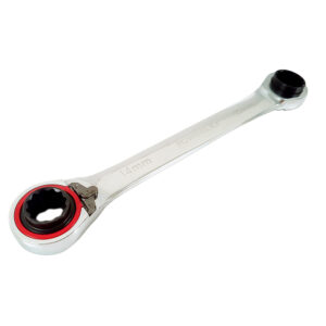 4-in-1 Metric Reversible Gear Spanner: 14mm x 17mm