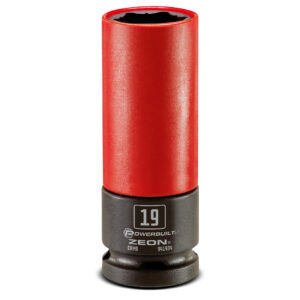 1/2” Dr 19mm 6pt ZEON Wheel Nut Impact Socket